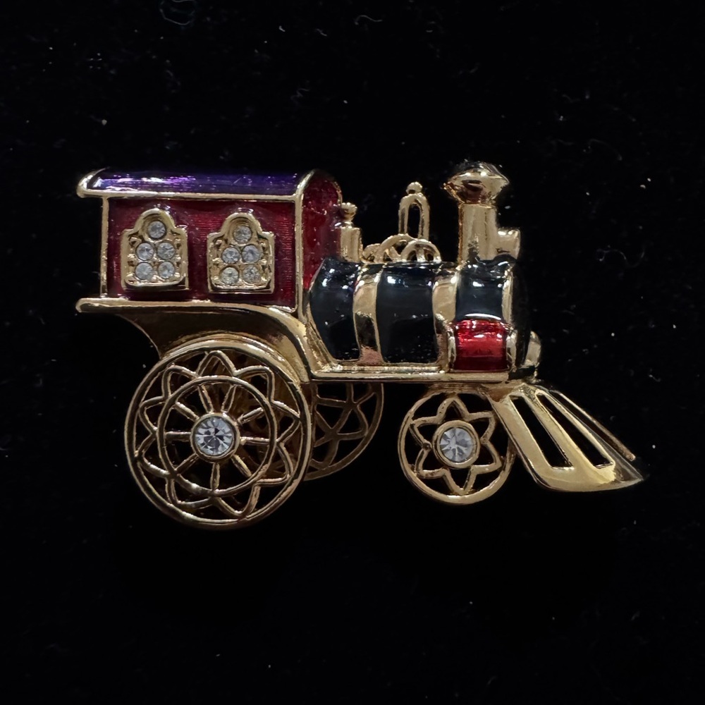 Train Brooch
